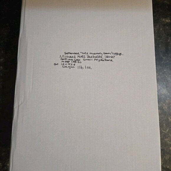 Michael Kors Jet Set Sm MK Chain Pouchette Black W/ Gold. Gift Box Ready! - Picture 11 of 11